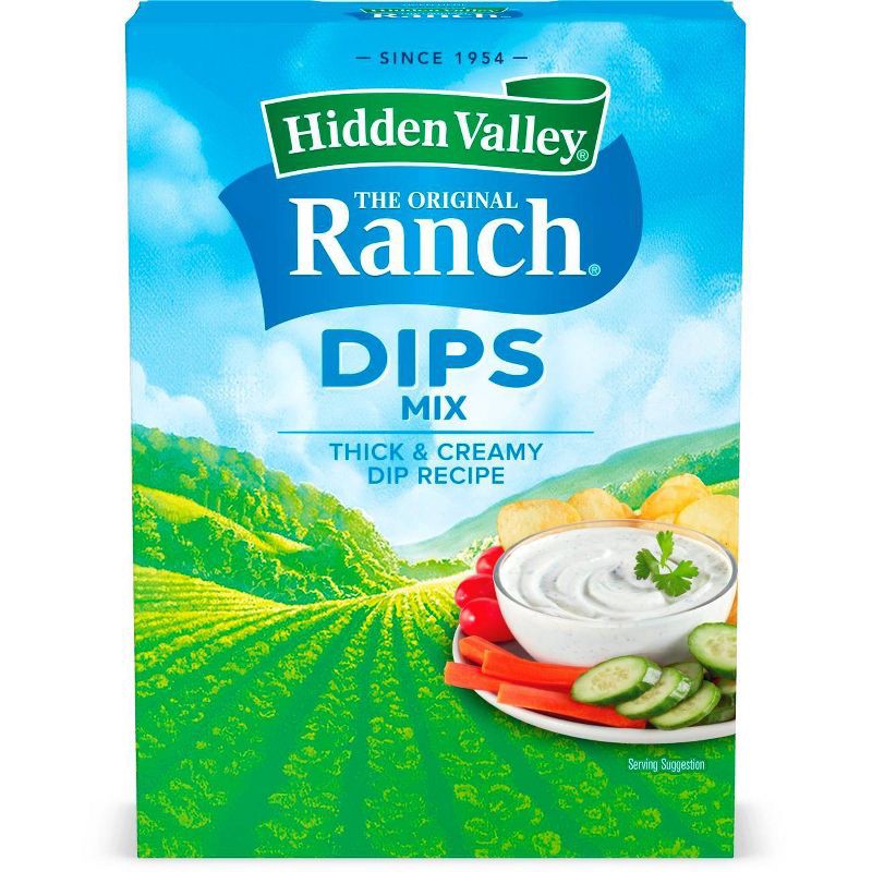 slide 7 of 12, Hidden Valley Original Ranch Dips Mix, Gluten Free, Keto-Friendly - 4 Pk, 4 ct