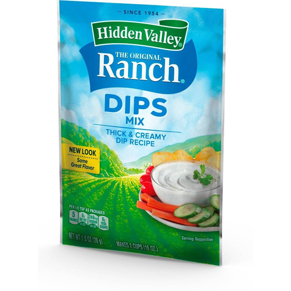 slide 6 of 6, Hidden Valley Original Ranch Dips Mix Packet, 1 oz