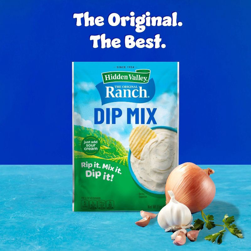 slide 4 of 10, Hidden Valley Original Ranch Dips Mix - 1oz, 1 oz