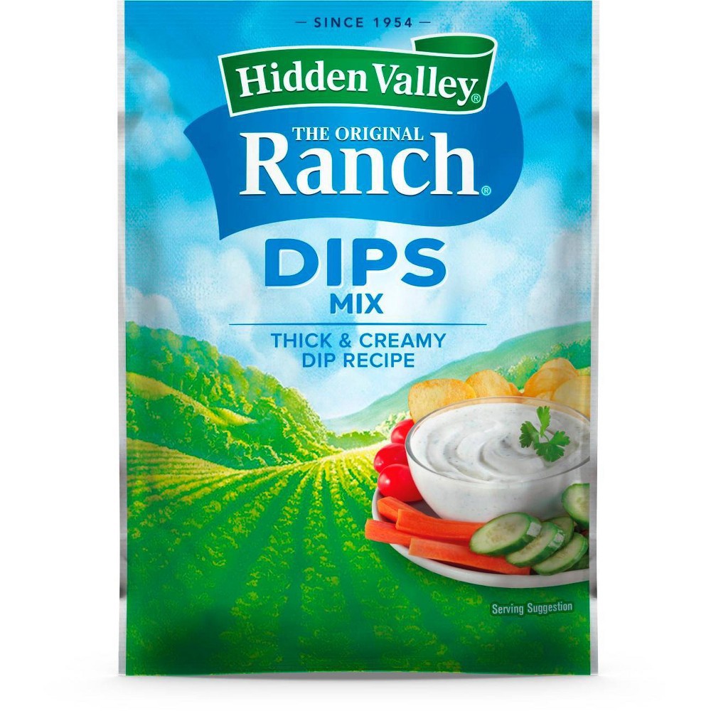 slide 4 of 6, Hidden Valley Original Ranch Dips Mix Packet, 1 oz