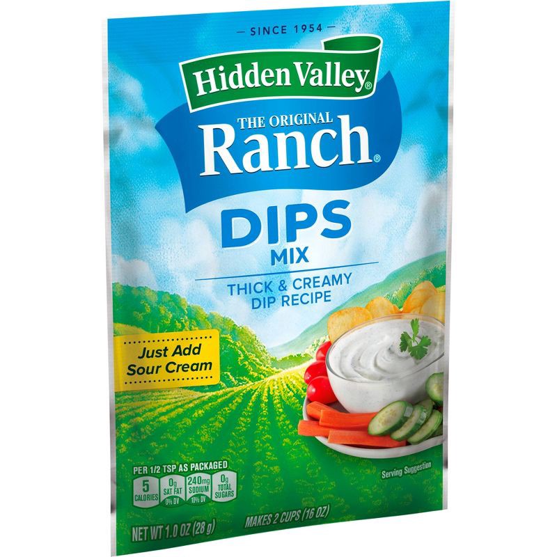 slide 10 of 13, Hidden Valley Original Ranch Dips Mix - 1oz, 1 oz