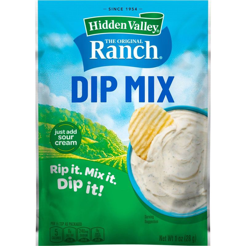 slide 10 of 10, Hidden Valley Original Ranch Dips Mix - 1oz, 1 oz