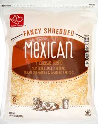 Harris Teeter Fancy Shredded Four Cheese Blend Mexican Cheese