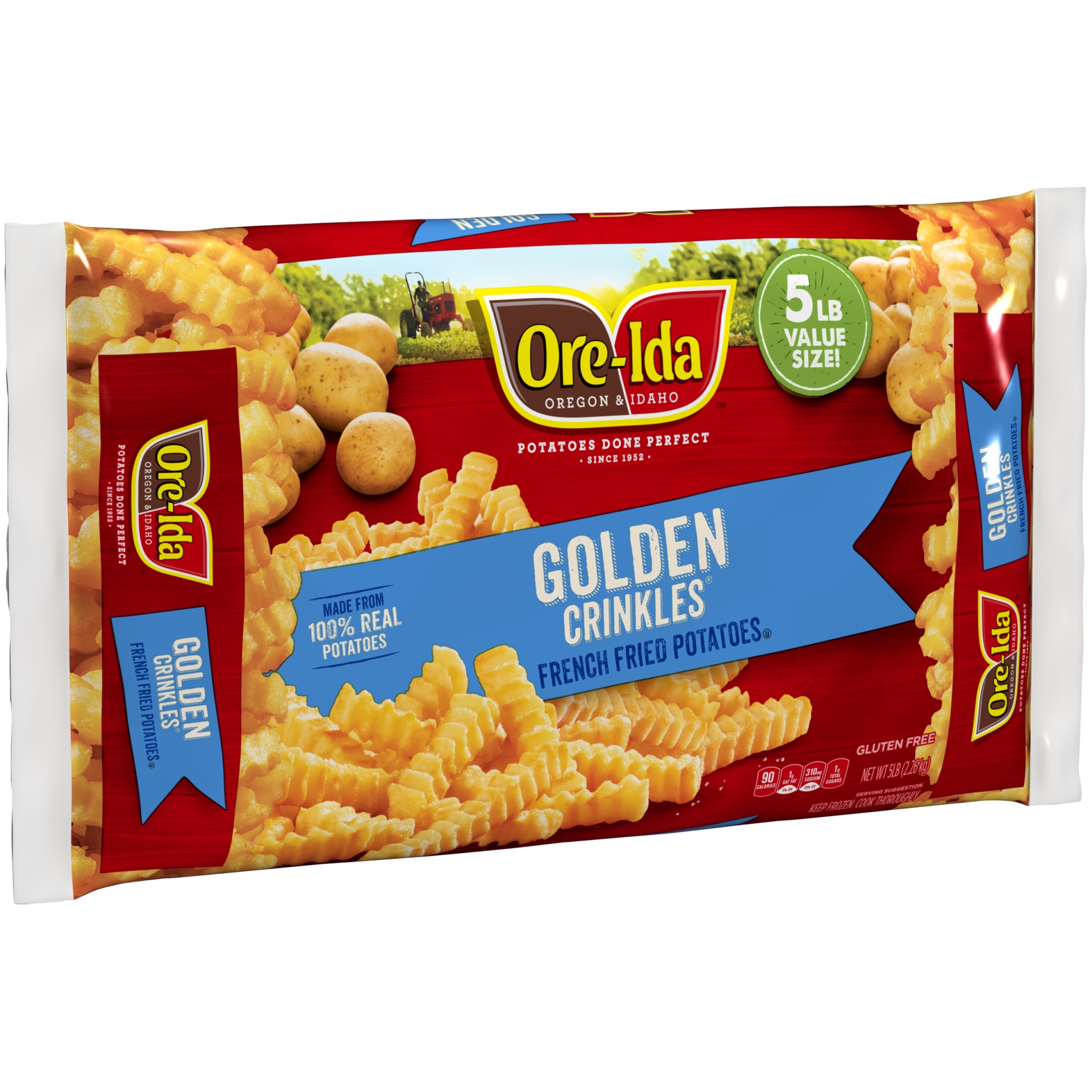 Ore-Ida Golden Crinkles French Fries Fried Frozen Potatoes Value
