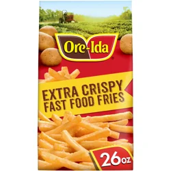 Ore-Ida Extra Crispy Fast Food French Fries French Fried Potatoes, 26 oz Bag