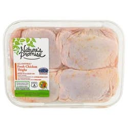 Nature's Promise Natural Bone-In Chicken Thighs Fresh