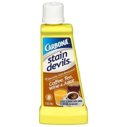 Carbona Stain Devils Stain Remover Coffee Tea Wine & Juice Bottle - 1.7 Fl. Oz.
