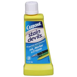Carbona Stain Devils Stain Remover Ink Marker & Crayon Bottle - 1.7 Fl. Oz.