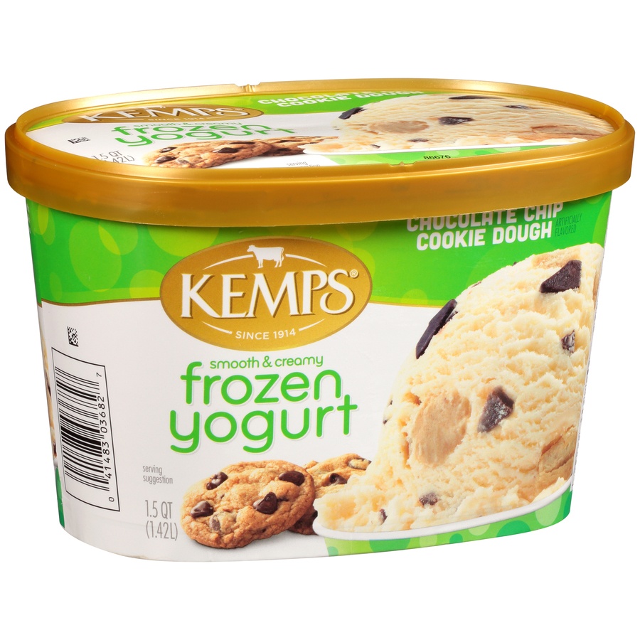 slide 2 of 8, Kemps Frozen Yogurt 1.5 qt, 1.5 qt