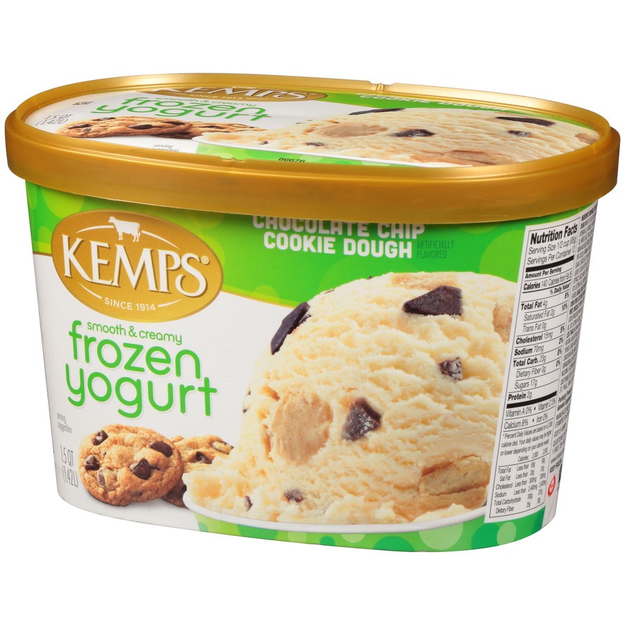 slide 3 of 8, Kemps Frozen Yogurt 1.5 qt, 1.5 qt