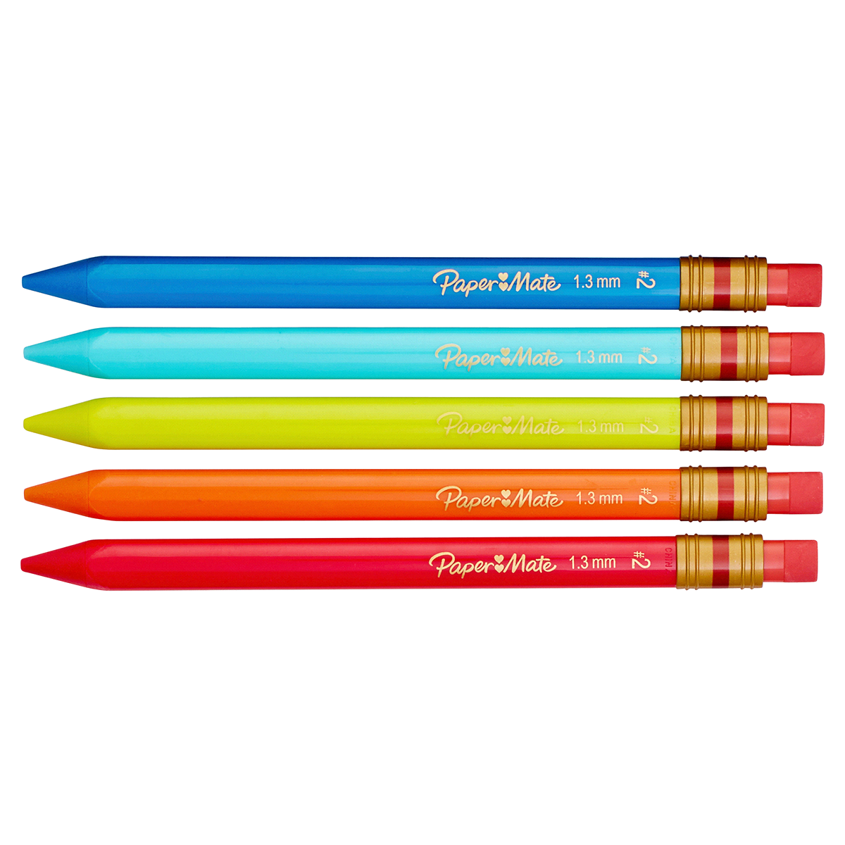 slide 2 of 4, Paper Mate Assorted Colors Pencils, 5 ct