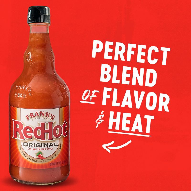 slide 3 of 22, Frank's RedHot Original Cayenne Pepper Sauce - 23 fl oz, 23 fl oz