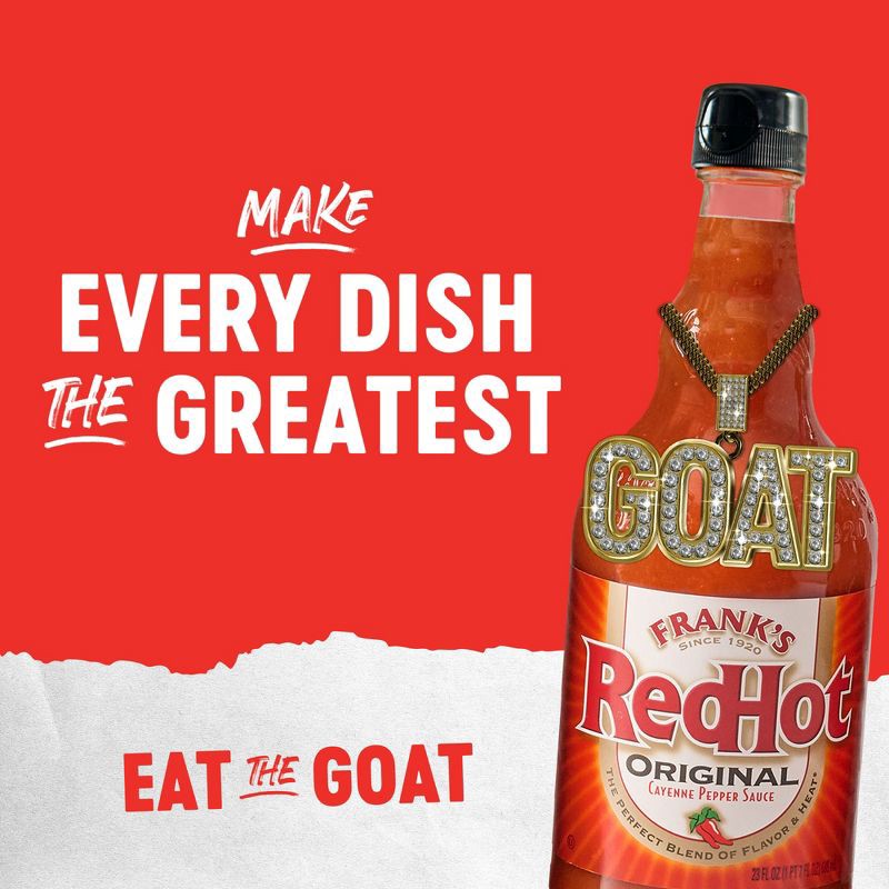 slide 17 of 22, Frank's RedHot Original Cayenne Pepper Sauce - 23 fl oz, 23 fl oz