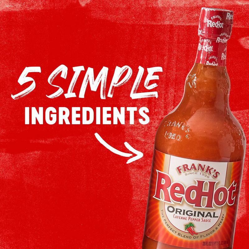 slide 18 of 23, Frank's RedHot Original Cayenne Pepper Sauce - 23 fl oz, 23 fl oz