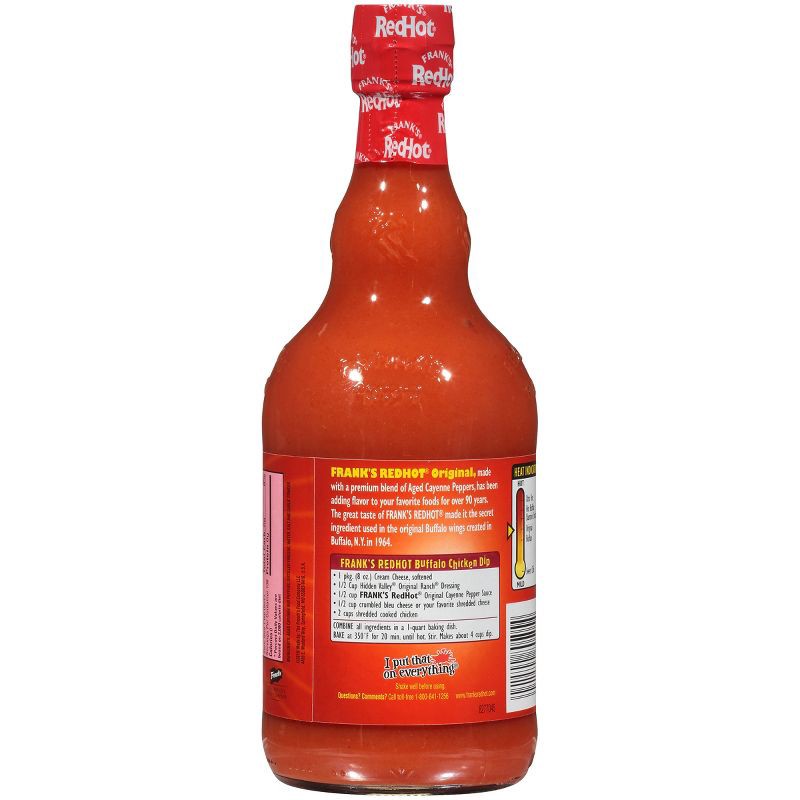 slide 21 of 23, Frank's RedHot Original Cayenne Pepper Sauce - 23 fl oz, 23 fl oz