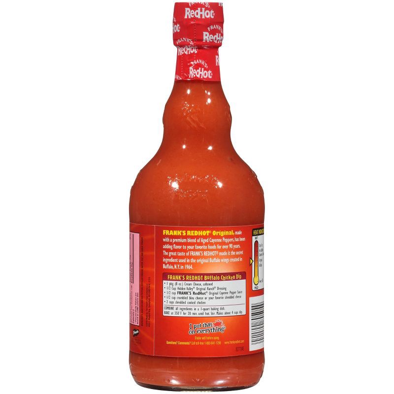 slide 22 of 23, Frank's RedHot Original Cayenne Pepper Sauce - 23 fl oz, 23 fl oz