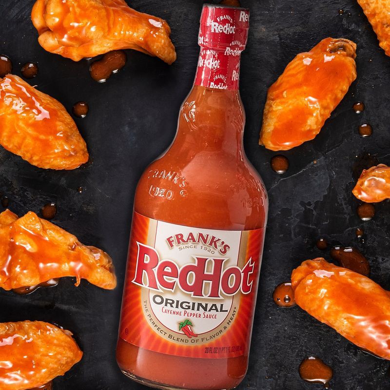 slide 9 of 23, Frank's RedHot Original Cayenne Pepper Sauce - 23 fl oz, 23 fl oz