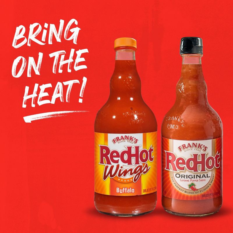 slide 10 of 22, Frank's RedHot Original Cayenne Pepper Sauce - 23 fl oz, 23 fl oz