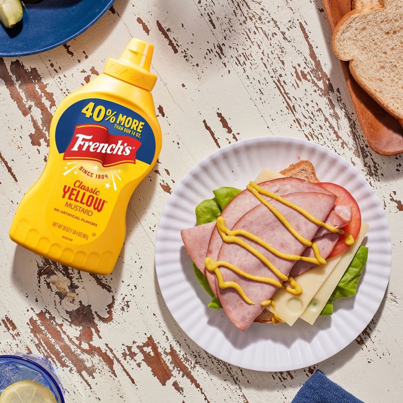 slide 8 of 23, French's Classic Yellow Mustard - 20oz, 20 oz