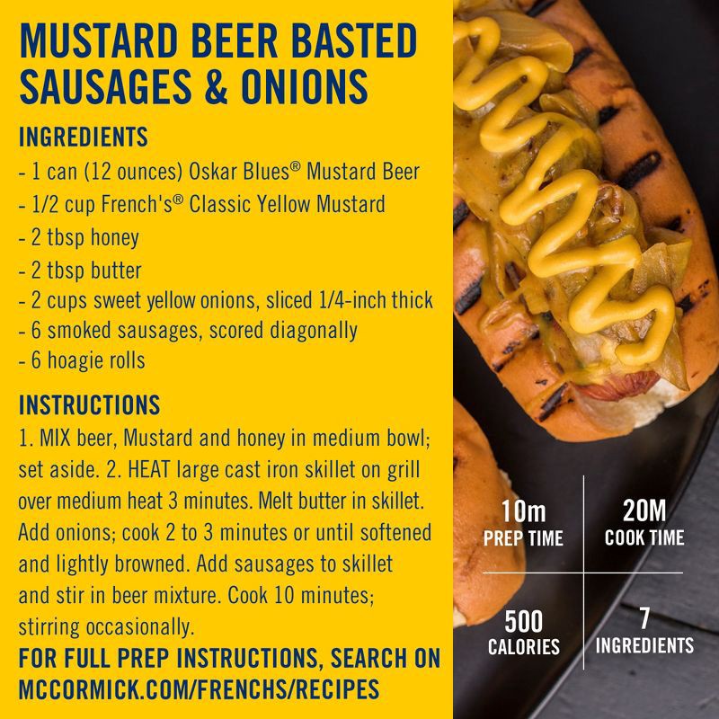 slide 9 of 23, French's Classic Yellow Mustard - 20oz, 20 oz