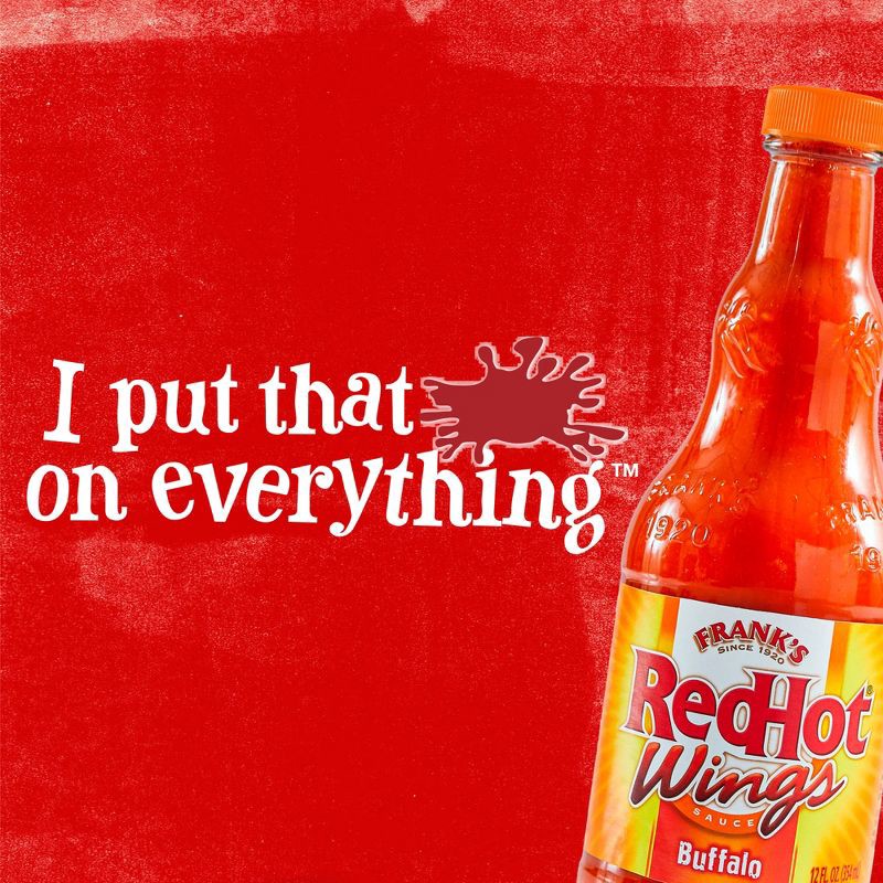 slide 19 of 23, Frank's RedHot Buffalo Wings Hot Sauce - 12 fl oz, 12 fl oz