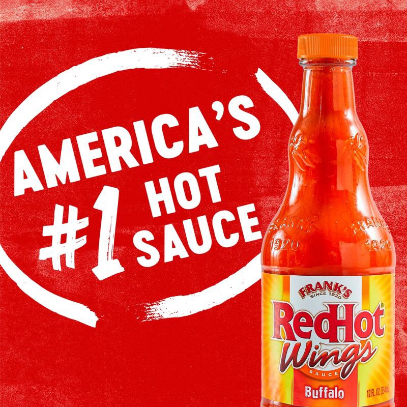 slide 21 of 23, Frank's RedHot Buffalo Wings Hot Sauce - 12 fl oz, 12 fl oz