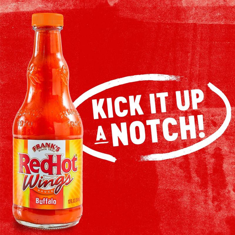 slide 9 of 23, Frank's RedHot Buffalo Wings Hot Sauce - 12 fl oz, 12 fl oz