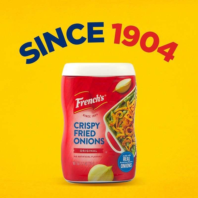 slide 8 of 22, French's Original Crispy Fried Onions - 2.8oz, 2.8 oz