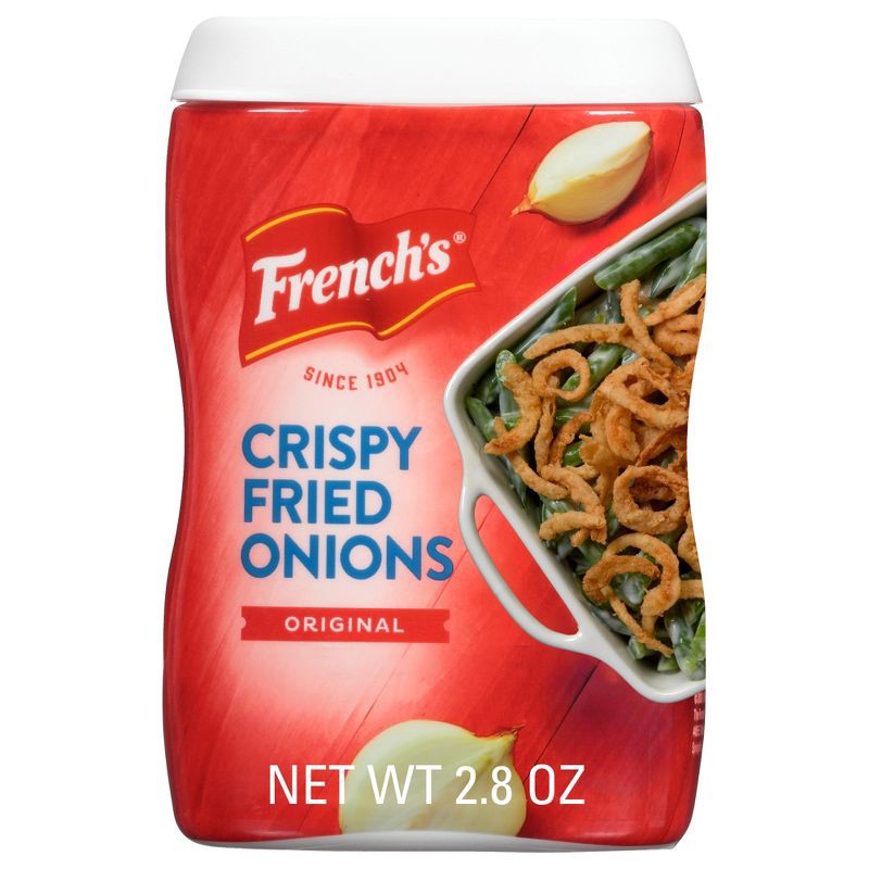 slide 1 of 22, French's Original Crispy Fried Onions - 2.8oz, 2.8 oz