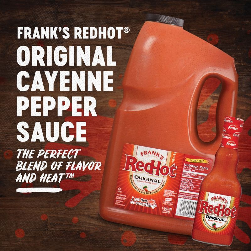 slide 3 of 23, Frank's RedHot Original Cayenne Pepper Hot Sauce - 12 oz, 12 oz