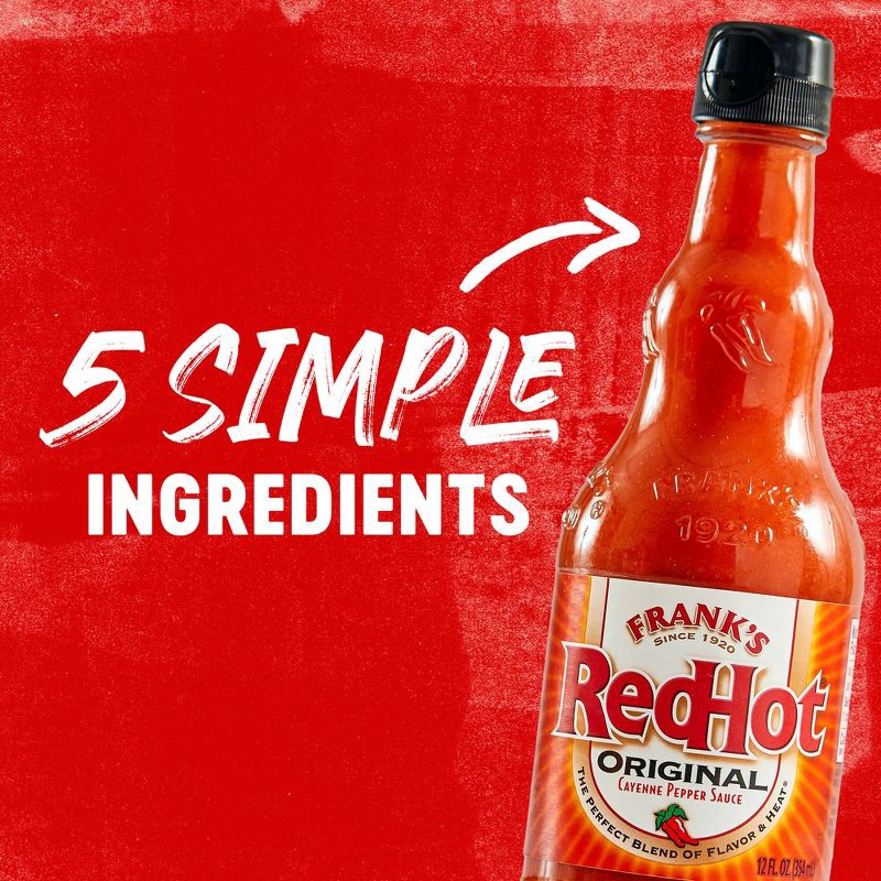 slide 15 of 23, Frank's RedHot Original Cayenne Pepper Hot Sauce - 12 oz, 12 oz