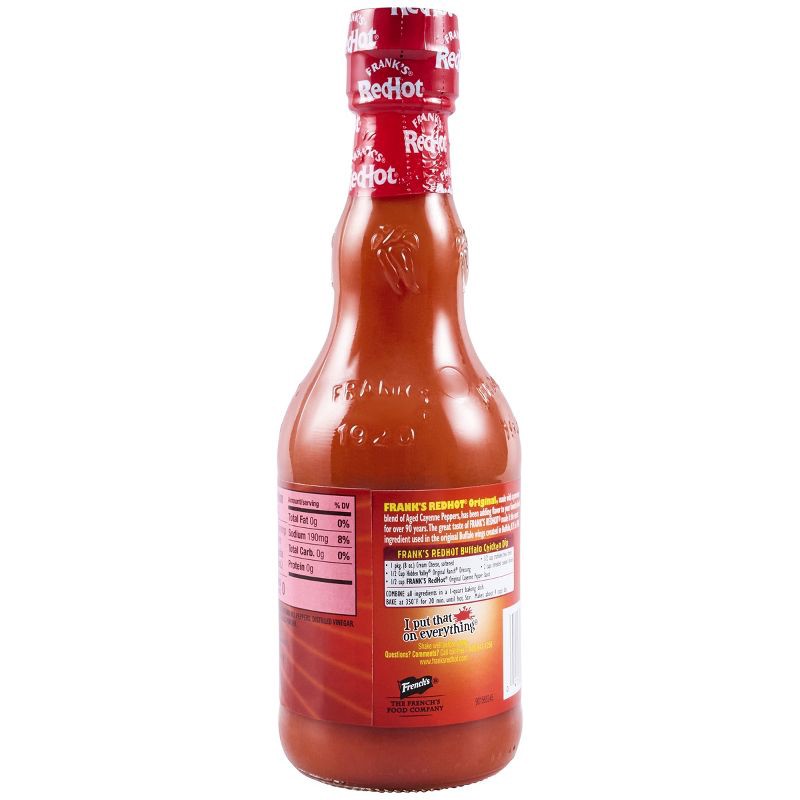 slide 18 of 27, Frank's RedHot Original Cayenne Pepper Hot Sauce - 12 oz, 12 oz
