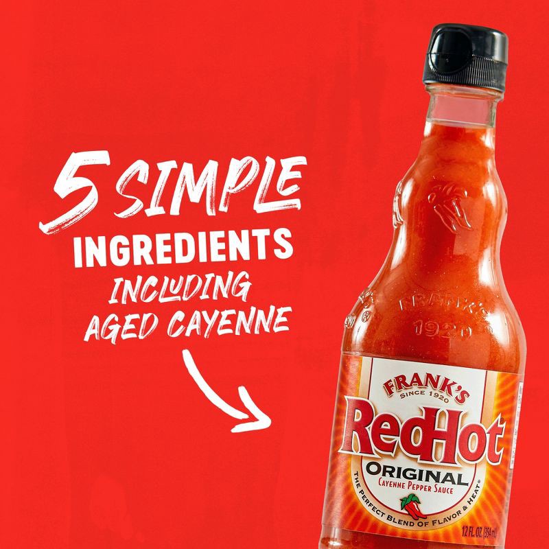 slide 11 of 27, Frank's RedHot Original Cayenne Pepper Hot Sauce - 12 oz, 12 oz