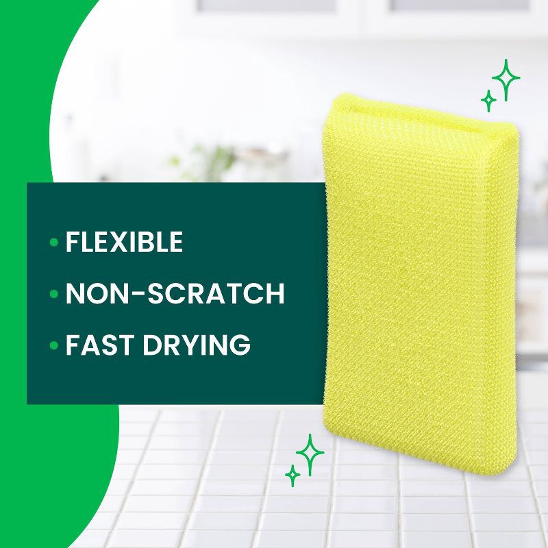 slide 3 of 9, Scotch-Brite Dobie Non-Scratch and Fast-Drying Scrubbing Pads - 3ct, 3 ct