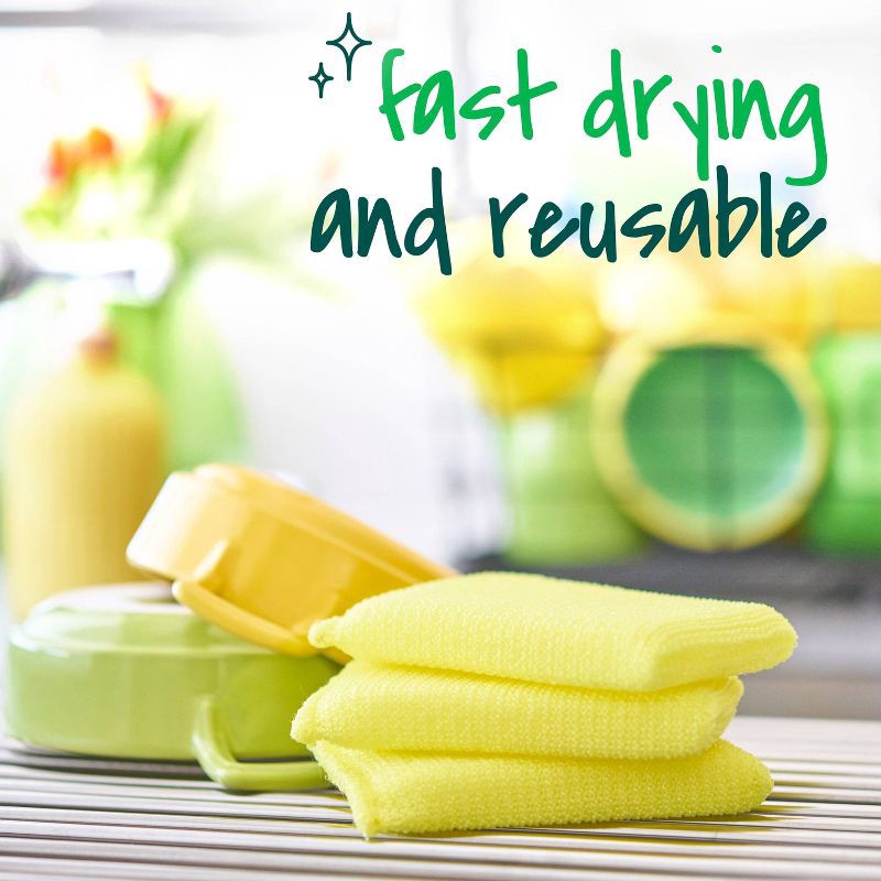 slide 4 of 9, Scotch-Brite Dobie Non-Scratch and Fast-Drying Scrubbing Pads - 3ct, 3 ct