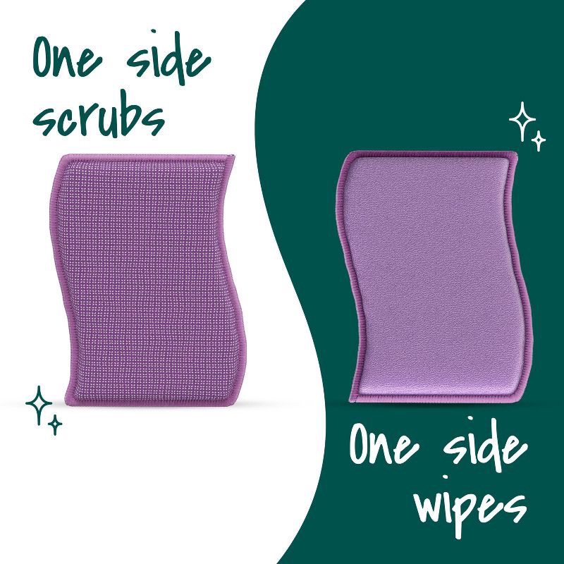 slide 10 of 10, Scotch-Brite Stay Clean Non-Scratch Multipurpose Scrubbing Pads - 2ct, 2 ct
