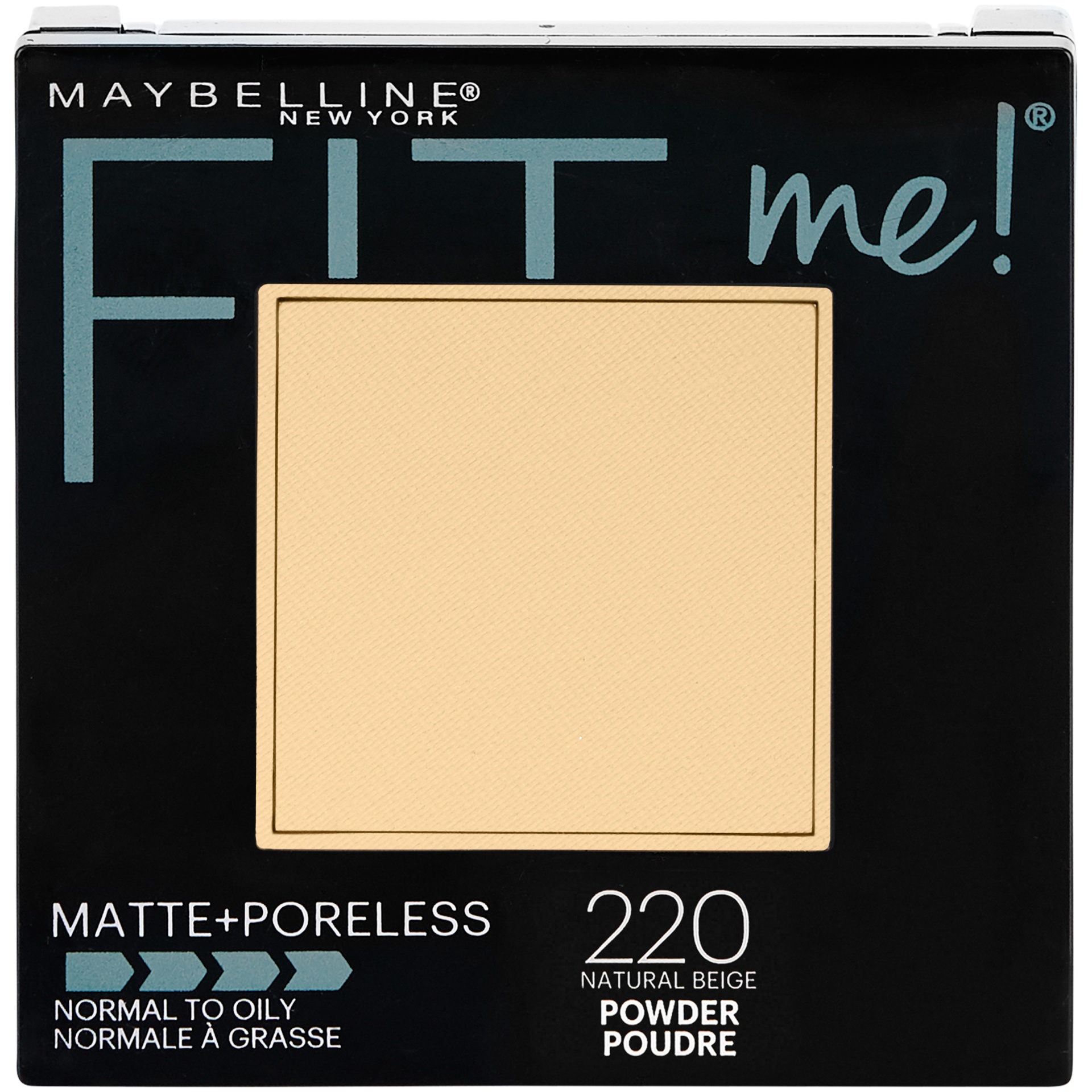 slide 2 of 4, Maybelline Fit Me Matte + Poreless Pressed Powder - 220 Natural Beige - 0.29oz, 0.29 oz