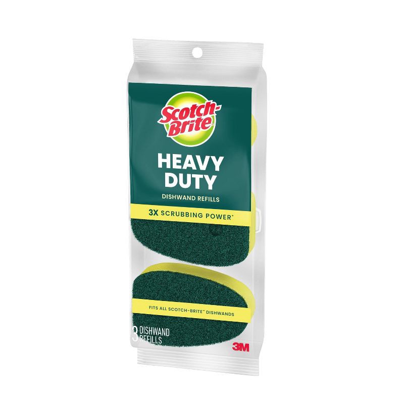 slide 2 of 6, Scotch-Brite Heavy Duty Dishwand Refill - 3ct, 3 ct