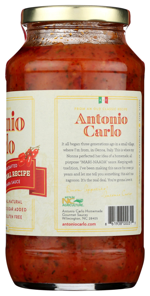 slide 8 of 13, Antonio Carlo Gourmet Sauce, Original Recipe, 24 Oz, 24 oz