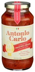Antonio Carlo Gourmet Sauce, Original Recipe, 24 Oz