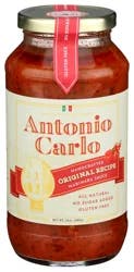 Antonio Carlo Gourmet Sauce, Original Recipe, 24 Oz