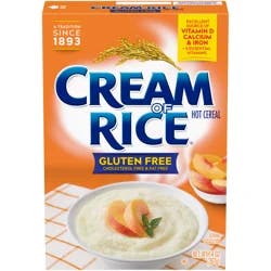 Cream of Rice Gluten Free Hot Cereal, Kosher, 14 OZ Box
