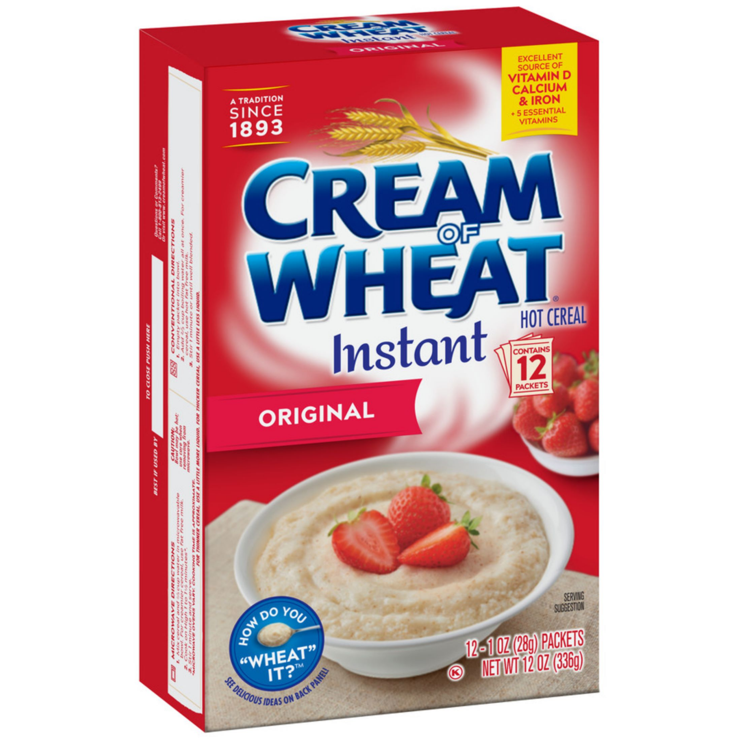 slide 3 of 3, Cream of Wheat Instant Original, 12 ct