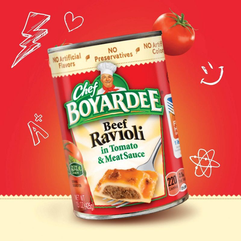 slide 5 of 7, Chef Boyardee Beef Ravioli - 15oz, 15 oz