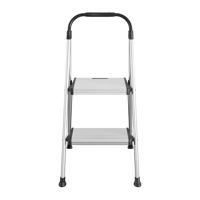 slide 11 of 13, Cosco 2 Step All Aluminum Step Stool: Silver, 225 lb Capacity, No Assembly, Lightweight Stepping Stool for Adults, 225 lb