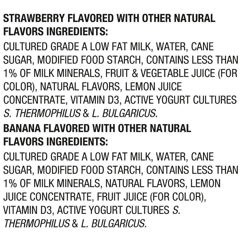 slide 9 of 12, Danimals Strawberry & Banana Split Kids' Smoothies - 12ct/3.1 fl oz Bottles, 12 ct; 3.1 fl oz