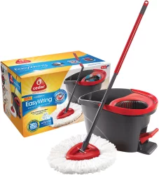 O-Cedar Easywring Microfiber Spin Mop & Bucket System 1 Pack