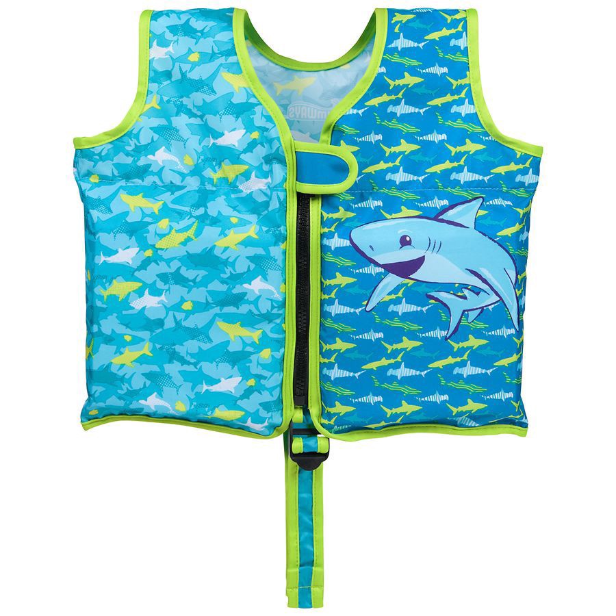 slide 2 of 3, Swimways Swim Vest - Shark, 1 ct