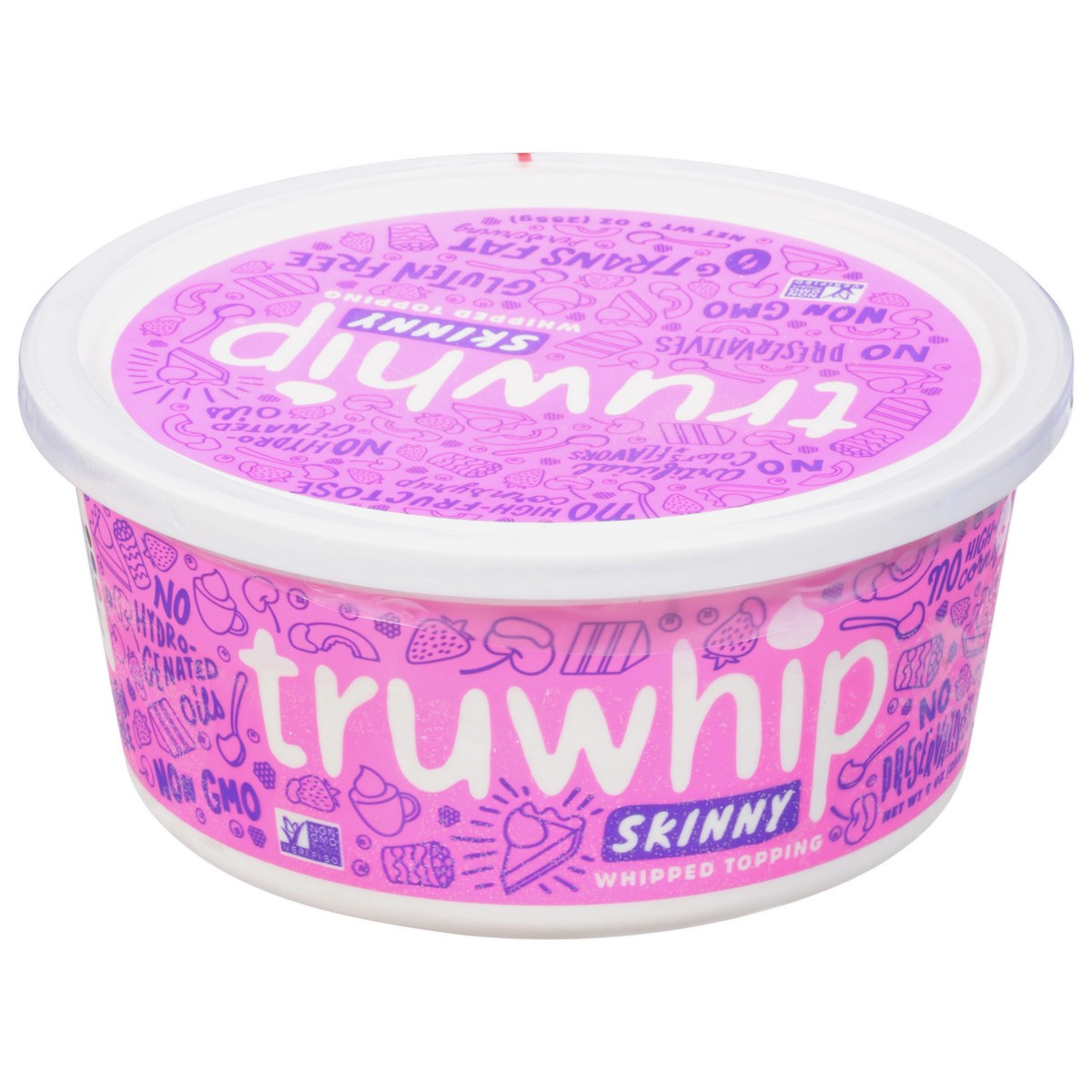 slide 1 of 9, truwhip Skinny Whipped Topping 9 oz, 9 oz