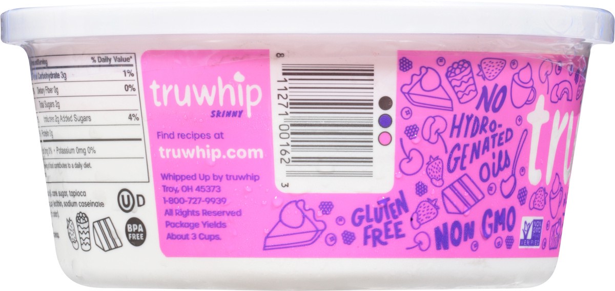 slide 5 of 9, truwhip Skinny Whipped Topping 9 oz, 9 oz